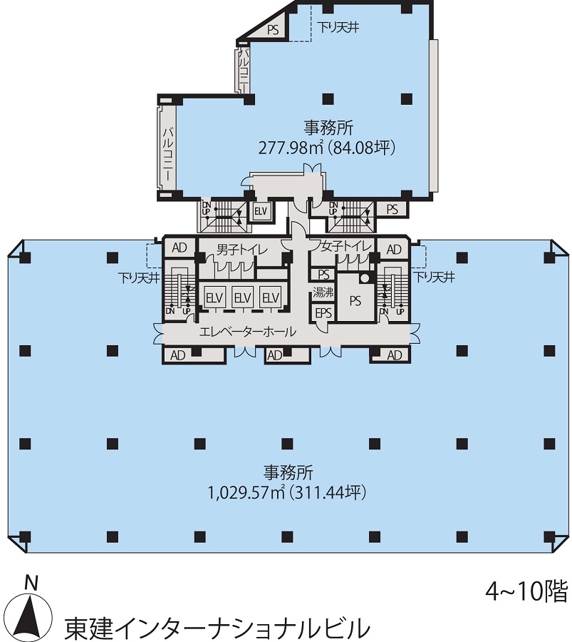 東建インターナショナルビル 本館 別館 物件情報詳細ページ 東京建物オフィスサイト