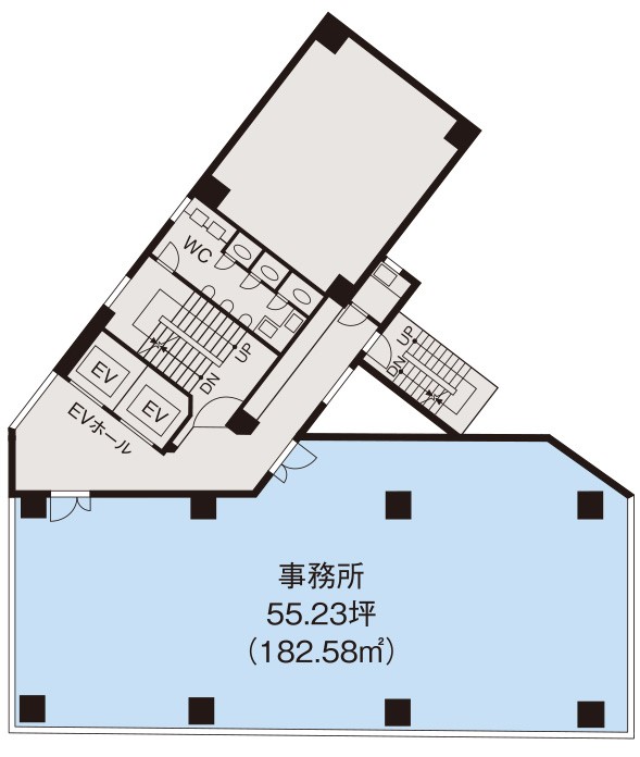 基準階(宮益坂プレイス渋谷 基準階 3~9階階)